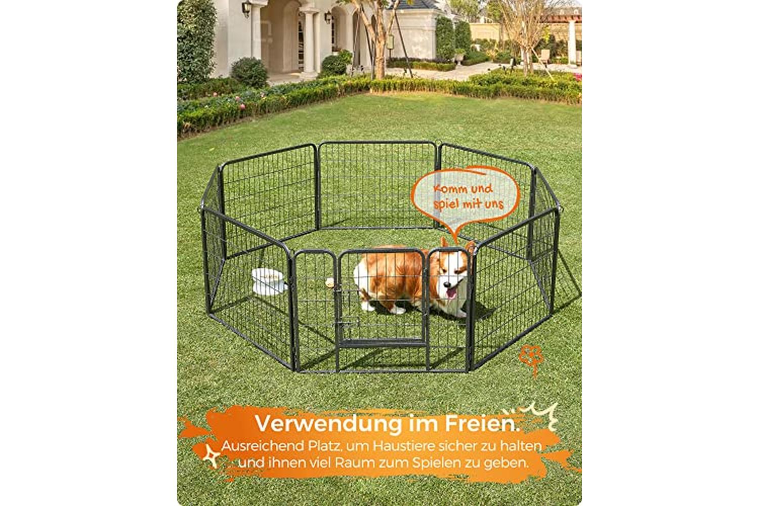 Feandrea PPK86G 8 Cornered Puppy Run-4