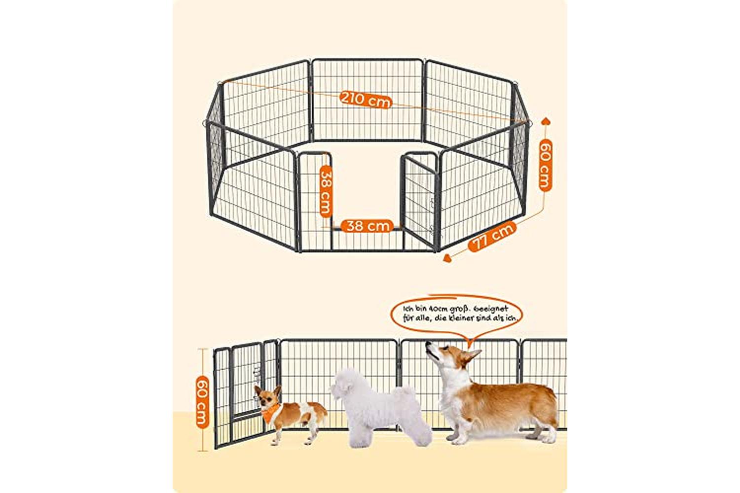 Feandrea PPK86G 8 Cornered Puppy Run-6