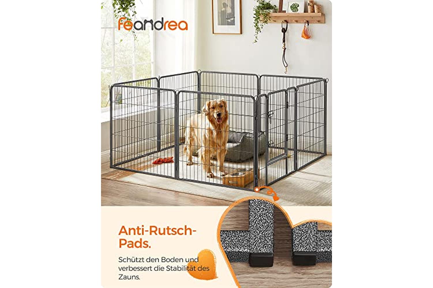 Feandrea PPK88G Puppy Run with 8 Grid Plates-2