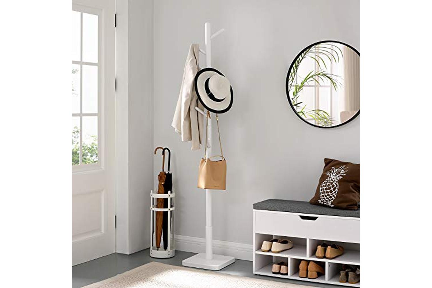 Vasagle RCR010W02 Coat Stand | White-6
