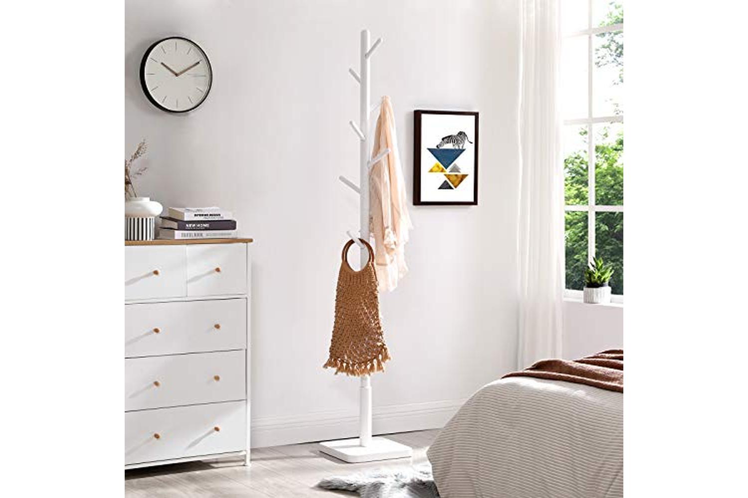 Vasagle RCR010W02 Coat Stand | White-7