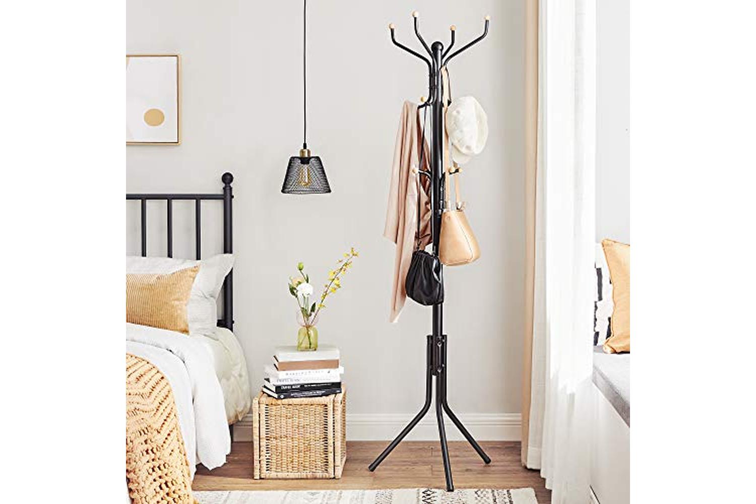 Songmics RCR19B Metal Hat Stand | Black-3
