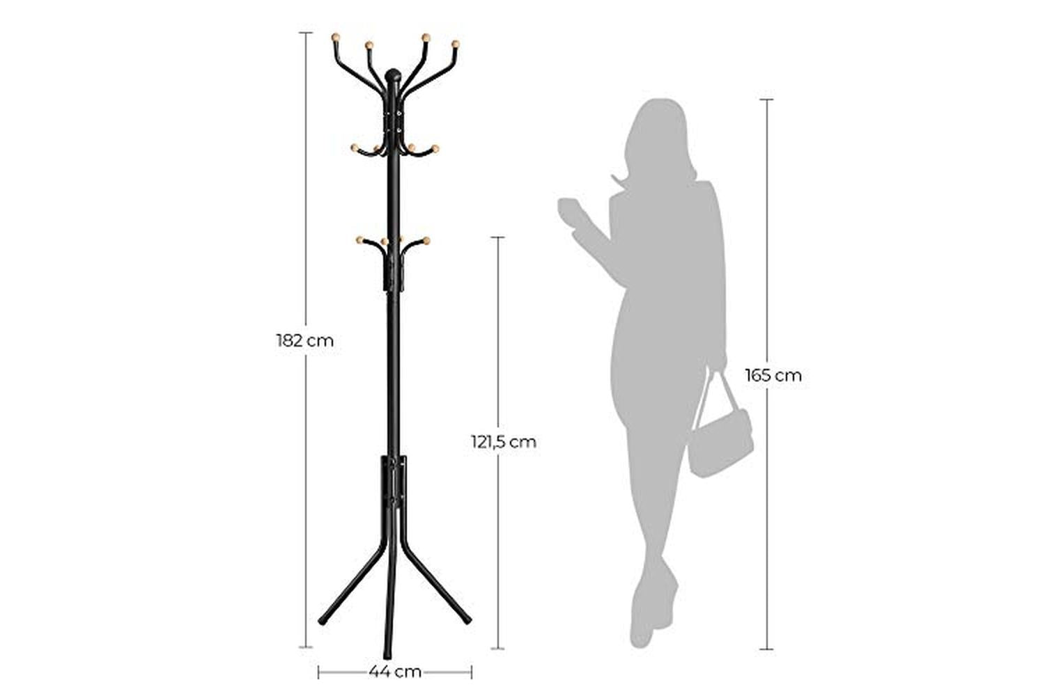 Songmics RCR19B Metal Hat Stand | Black-5