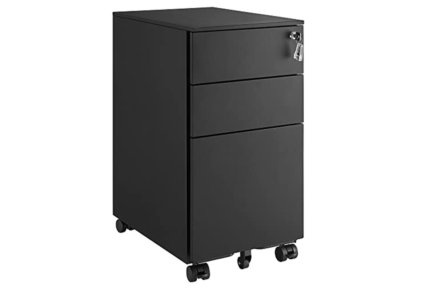 Songmics OFC031B01 3-Drawer Box | Black