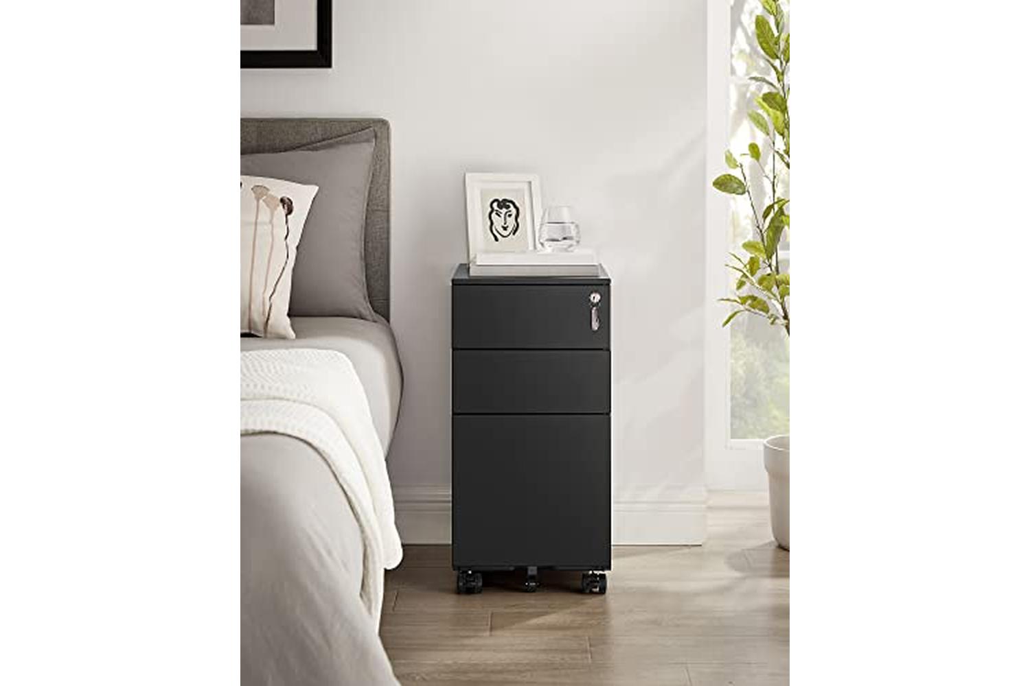 Songmics OFC031B01 3-Drawer Box | Black-5