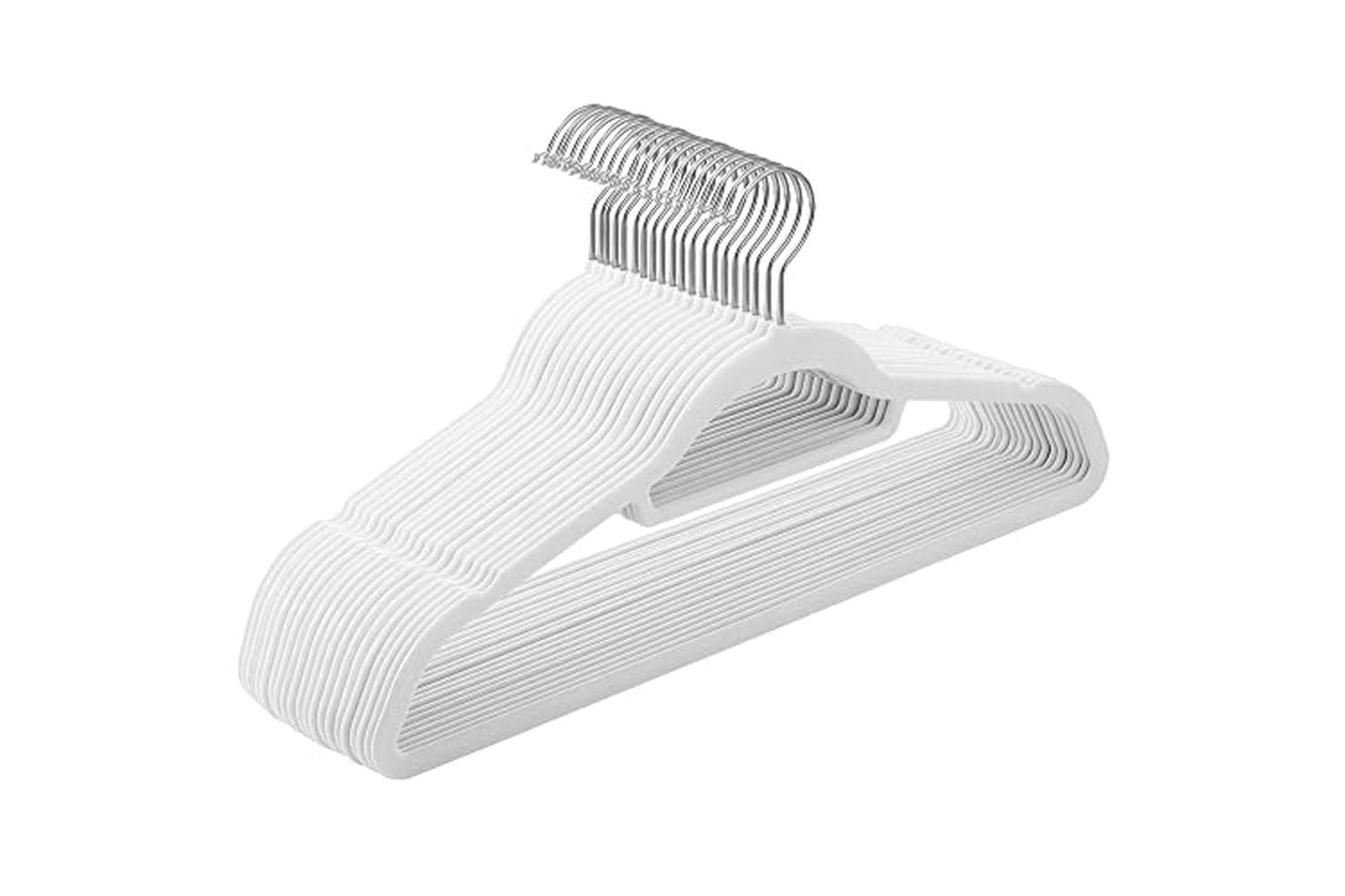 Songmics CRF020W01 Velvety Hanger | Set of 20