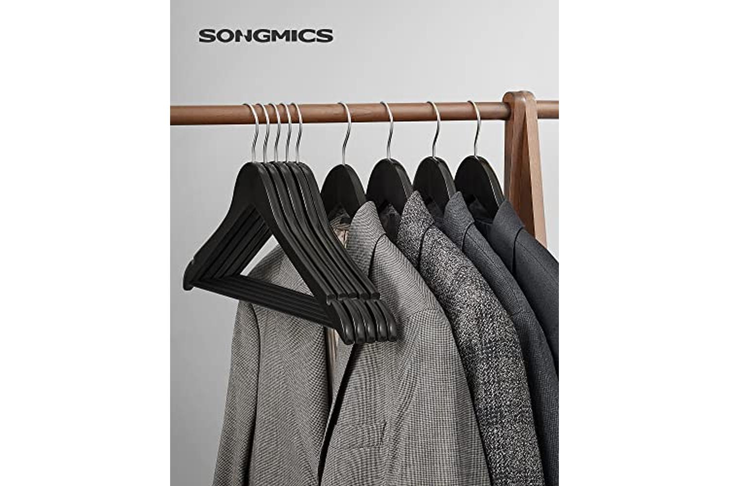 Songmics CRW02B10 Solid Wood Hanger | Set of 10-2