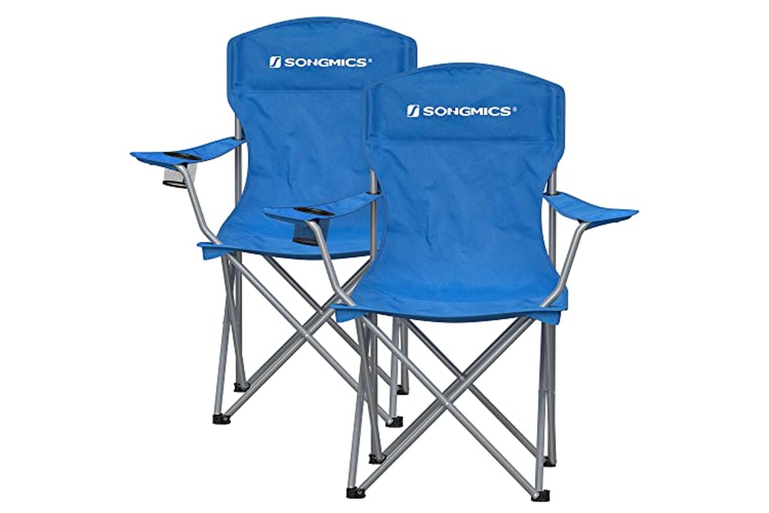 Songmics GCB08BU Comfortable Folding Chairs | Set of 2