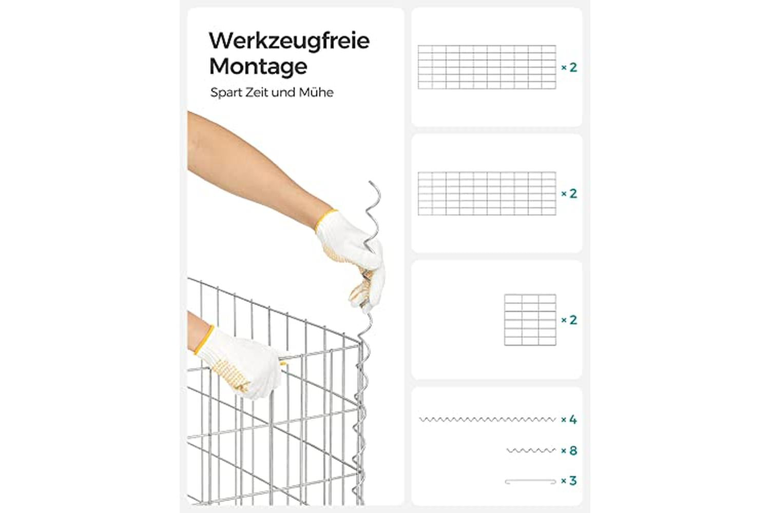 Songmics GGB133 Stone Gabion-6