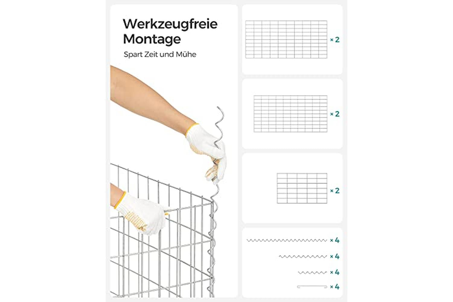Songmics GGB153 Stone gabion-6