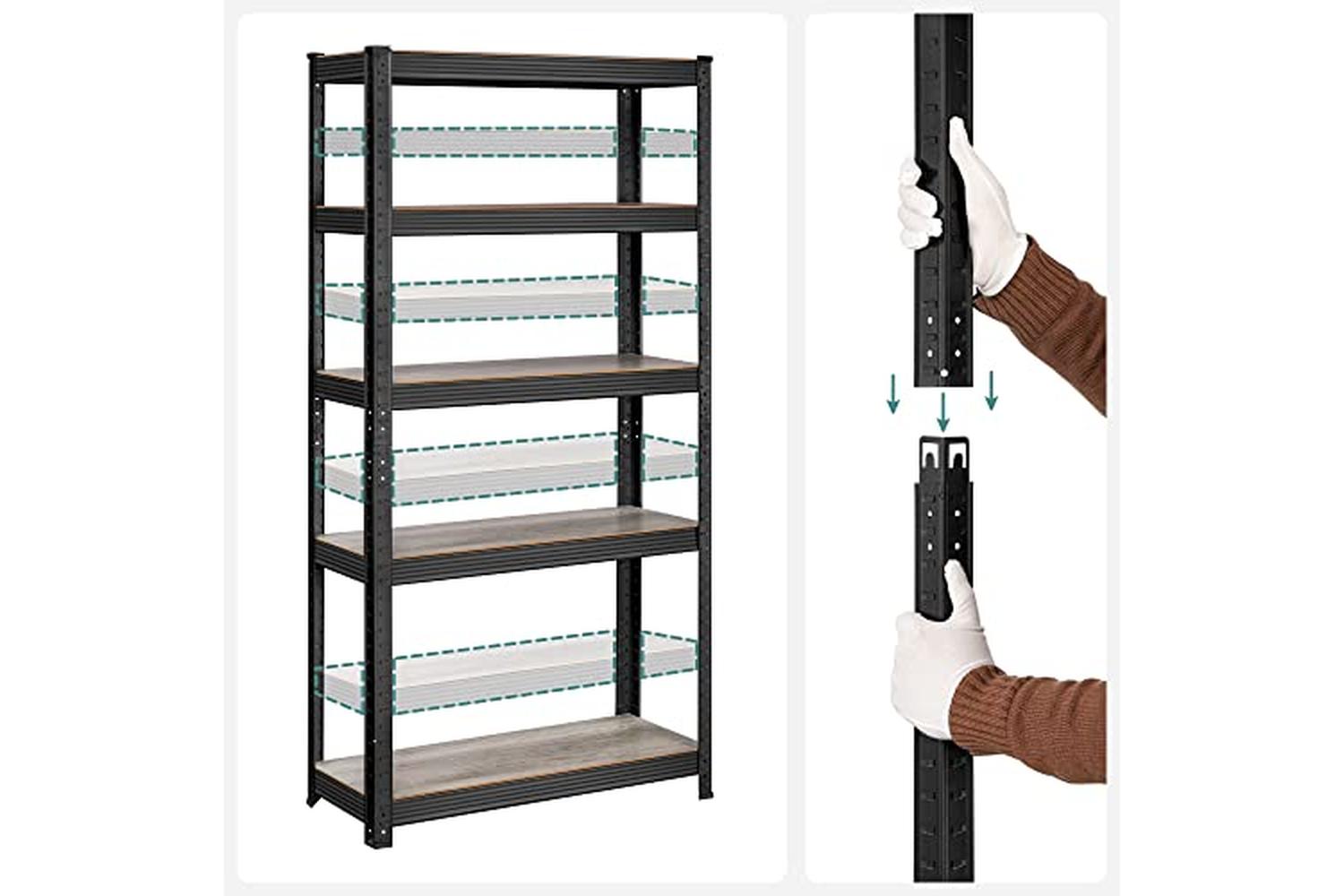 Songmics GLR030B11 5 Tier Storage Rack-7