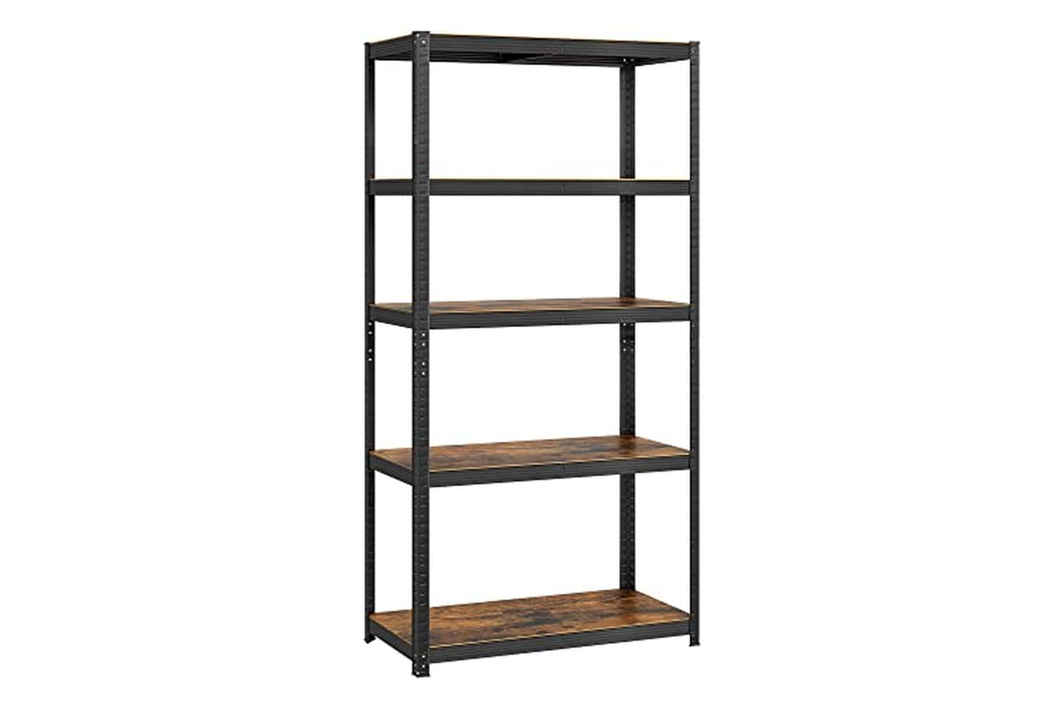 Songmics GLR050B11 Standing Shelf with Metal Frame