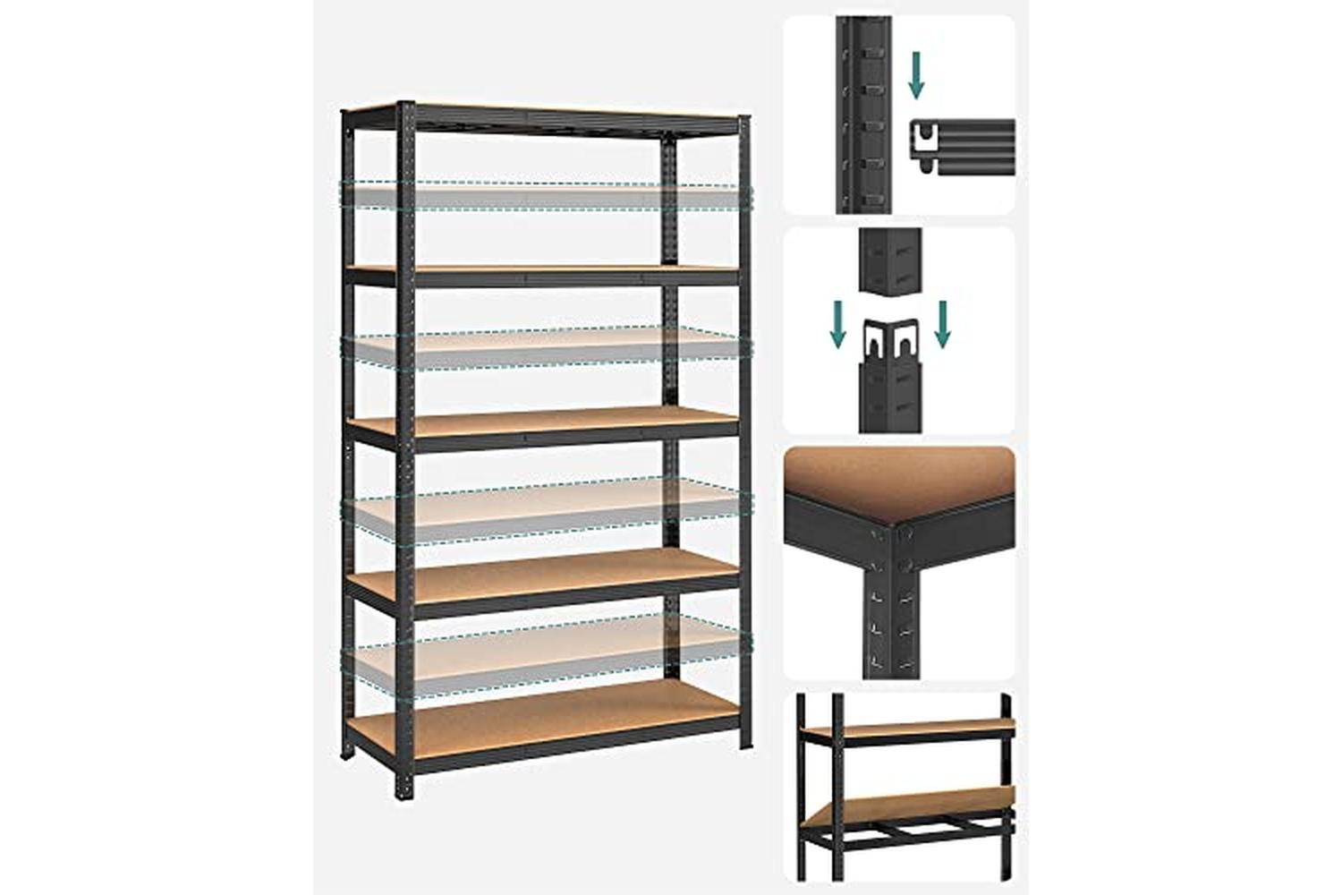 Songmics GLR060B01 Heavy Duty Rack with 5 Levels-6