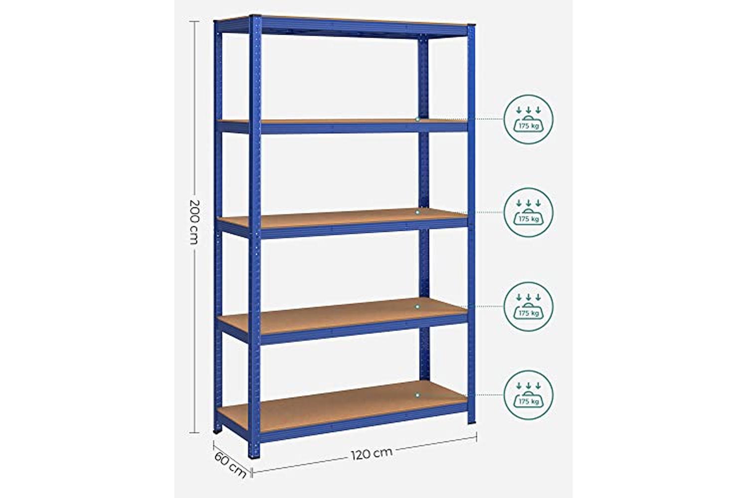 Songmics GLR060Q01 Heavy Duty Shelf-4