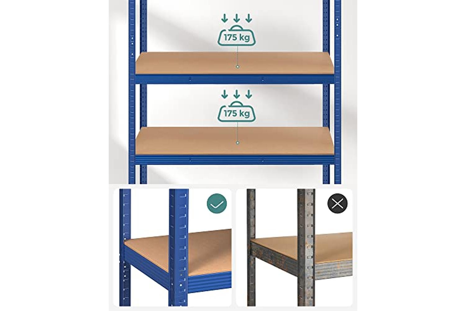 Songmics GLR060Q01 Heavy Duty Shelf-5