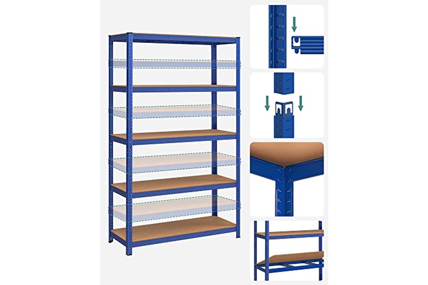Songmics GLR060Q01 Heavy Duty Shelf-6
