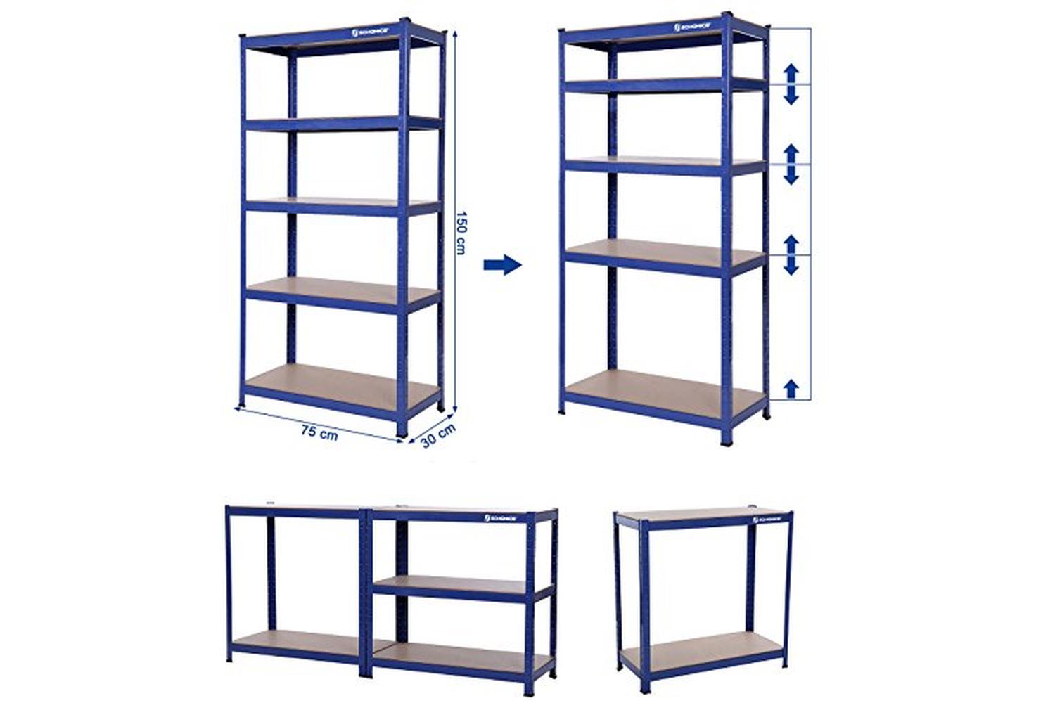 Songmics GLR30Q Heavy Duty Rack | Blue-4