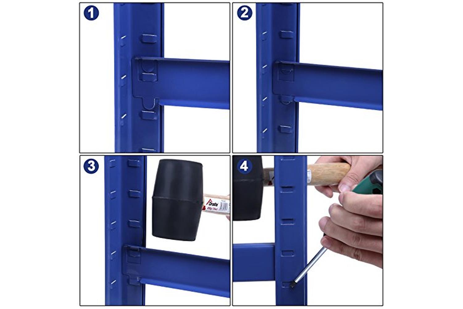 Songmics GLR30Q Heavy Duty Rack | Blue-7