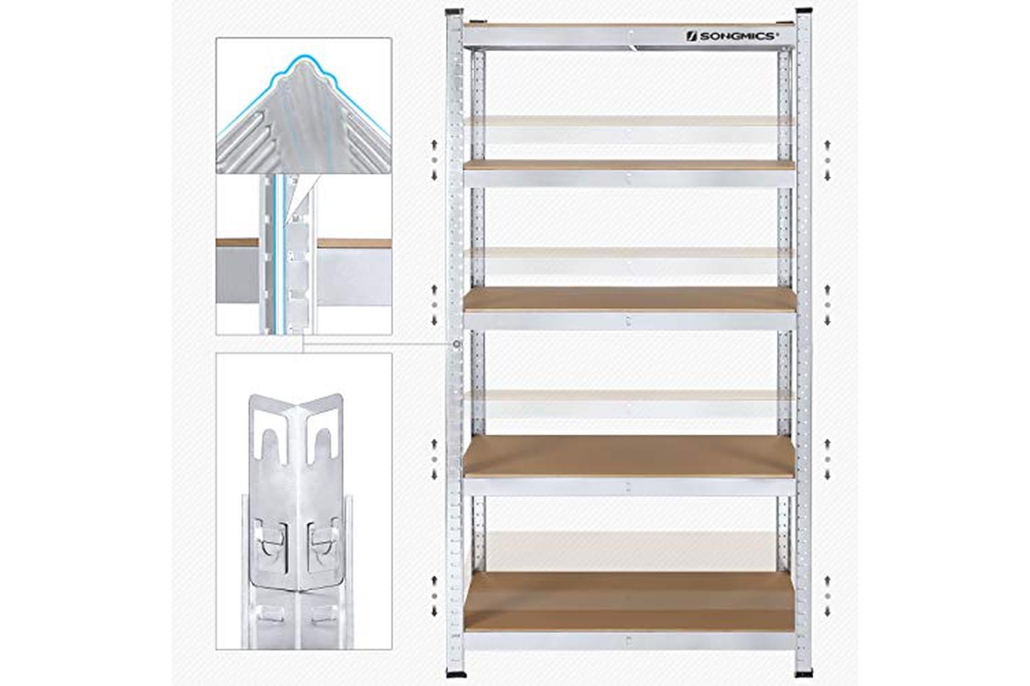 Songmics GLR40SV Storage Rack-4