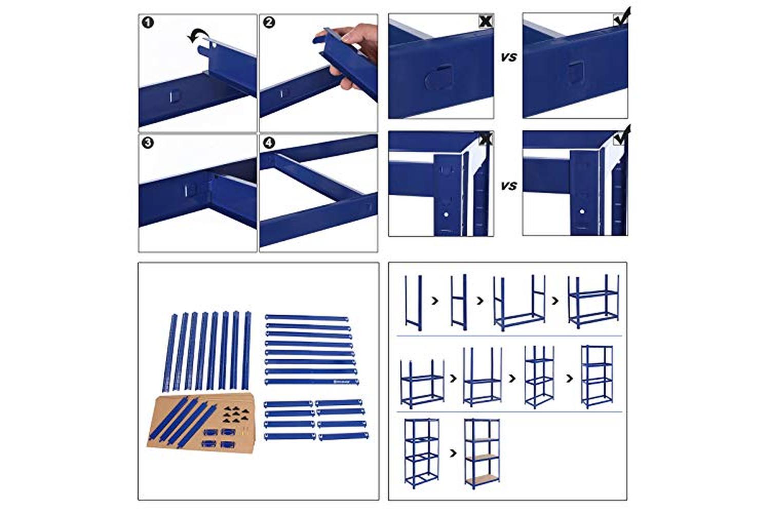 Songmics GLR44Q Storage Rack-6
