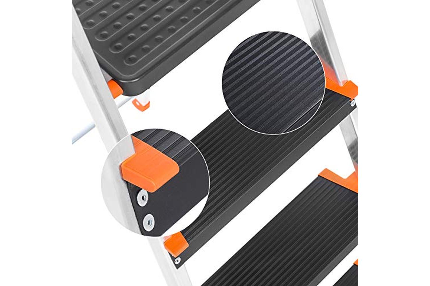 Songmics GLT04BK 4 Step Ladder-5