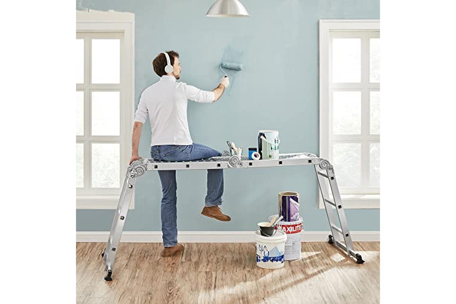 Songmics GLT36M Multifunction Ladder-3