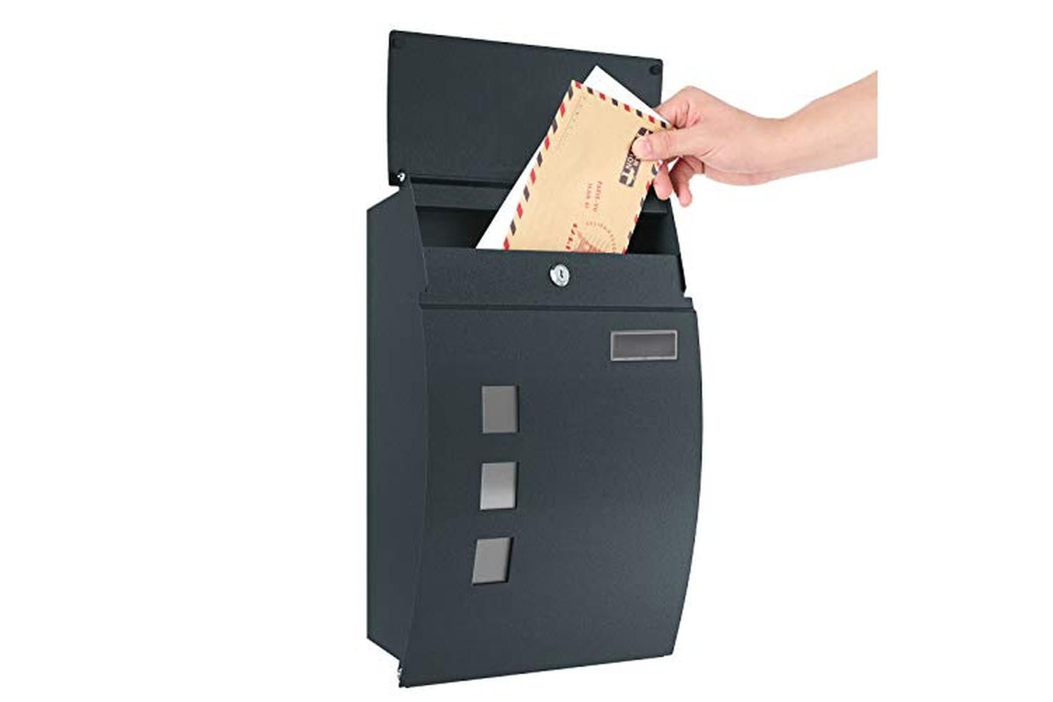 Songmics GMB030G02 Mailbox | Anthracite-3