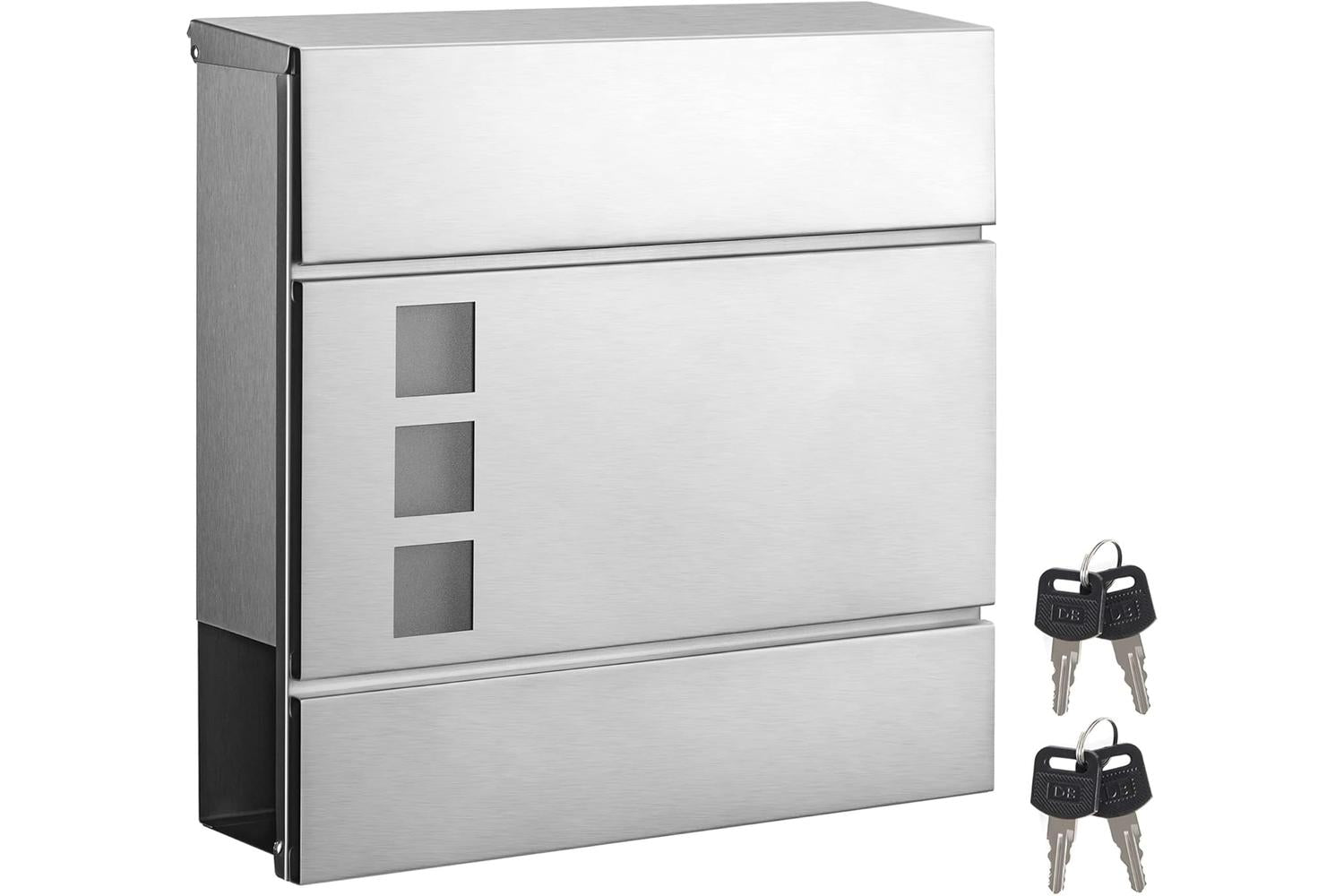 Songmics GMB052S02 Modern Letterbox | Stainless Steel