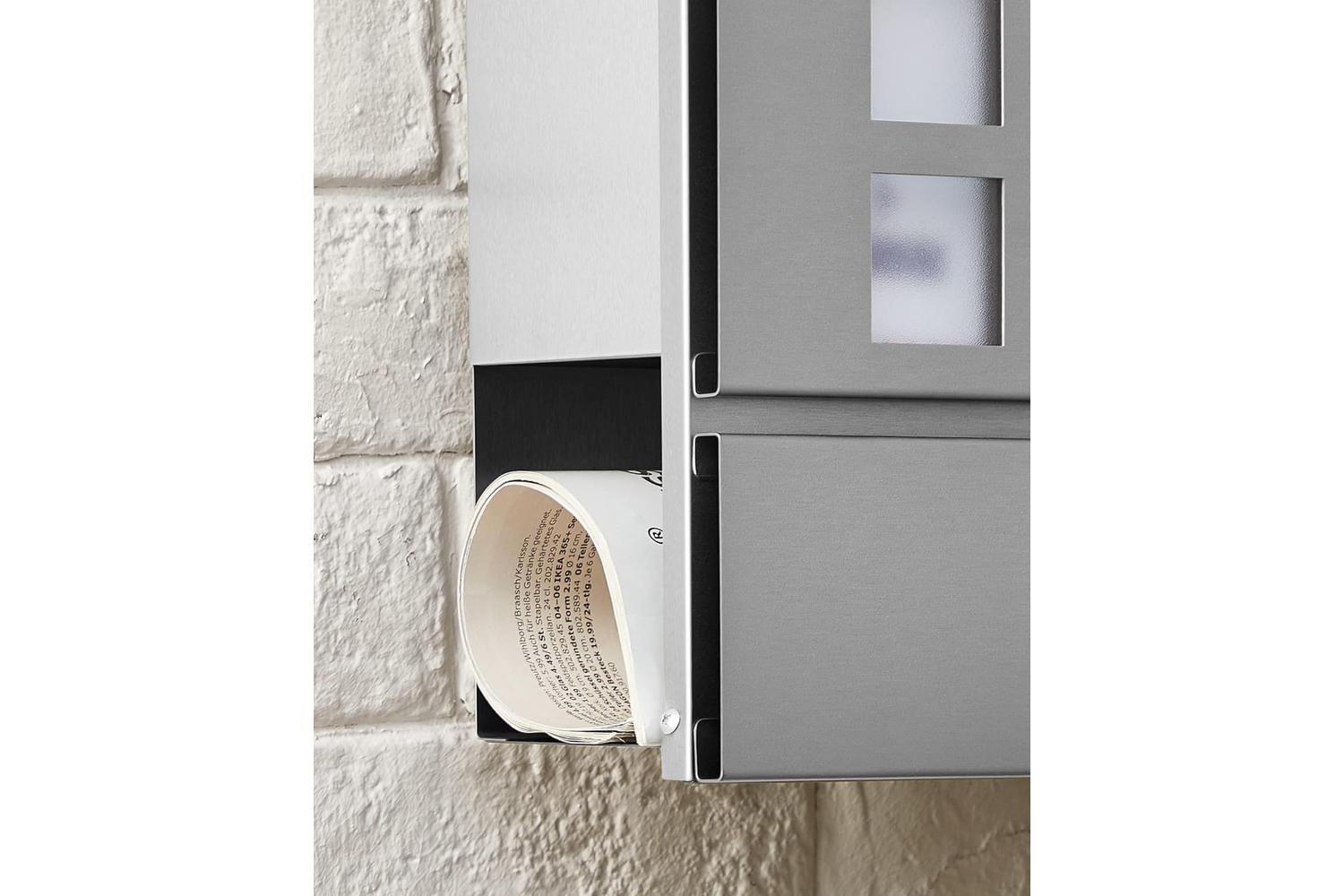 Songmics GMB052S02 Modern Letterbox | Stainless Steel-6