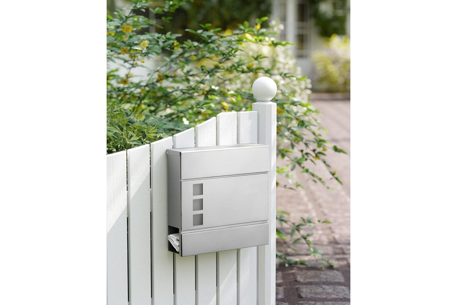 Songmics GMB052S02 Modern Letterbox | Stainless Steel-7