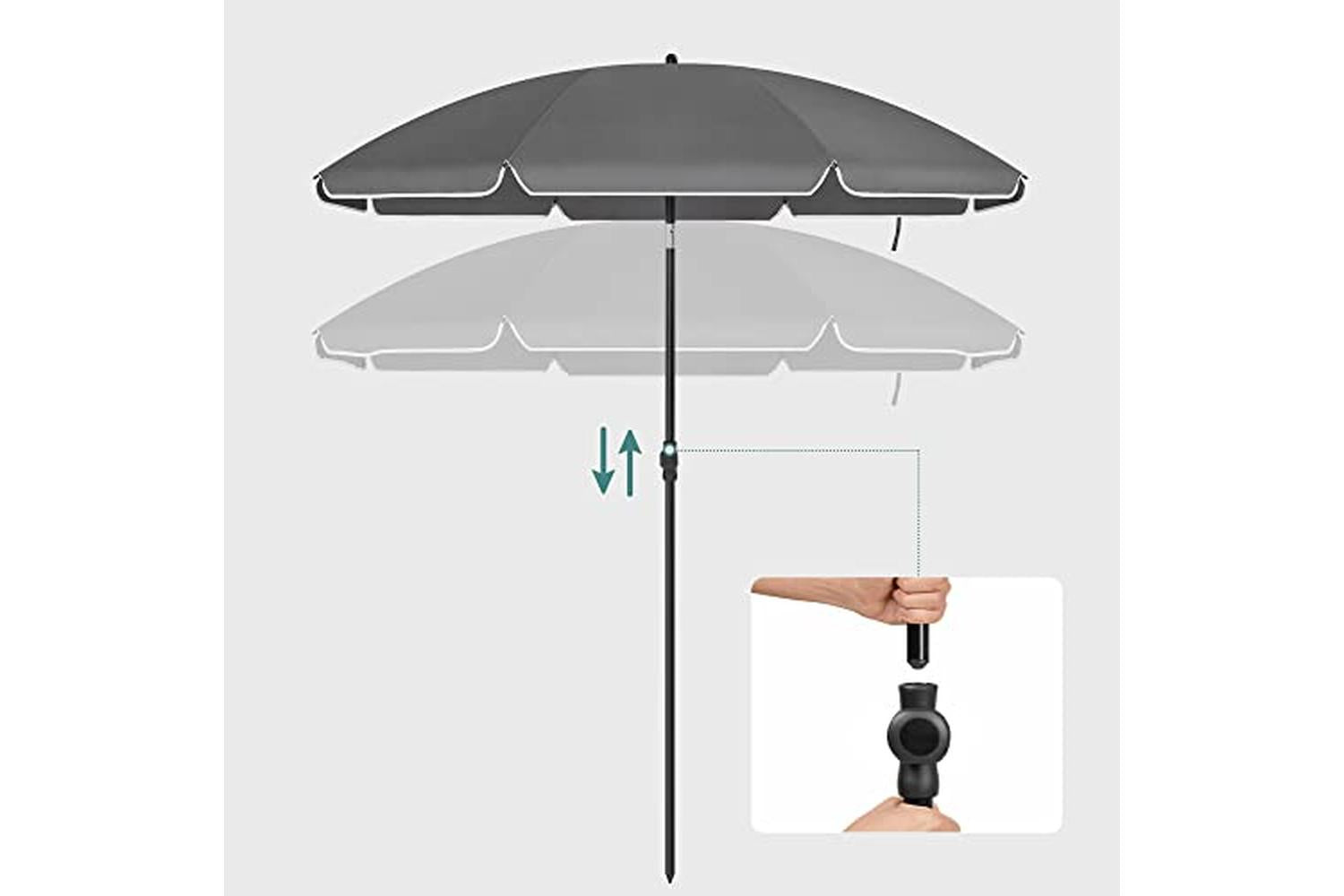 Songmics GPU065G01 Foldable Garden Parasol-7