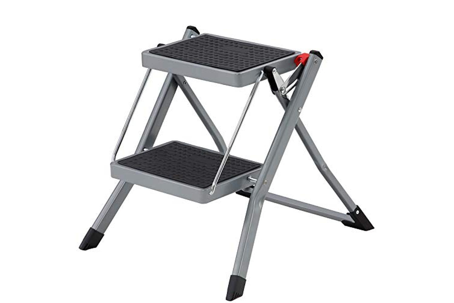 Songmics GSL002GY01 Stepladder With 2 Steps