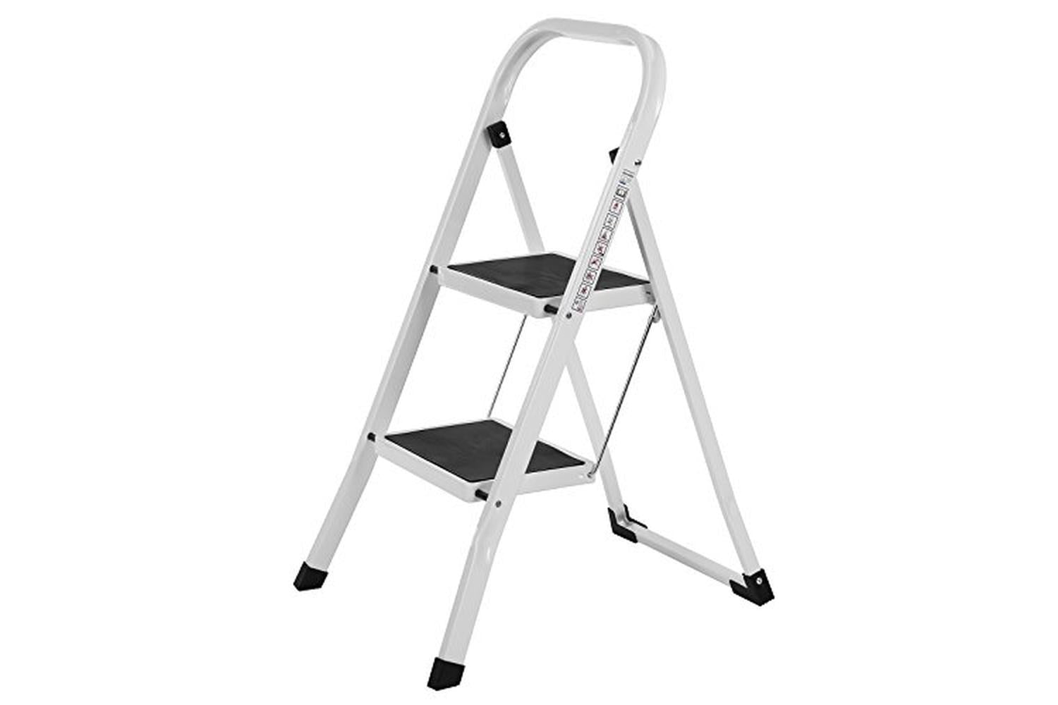 Songmics GSL12WT 2 Steps Stepladder