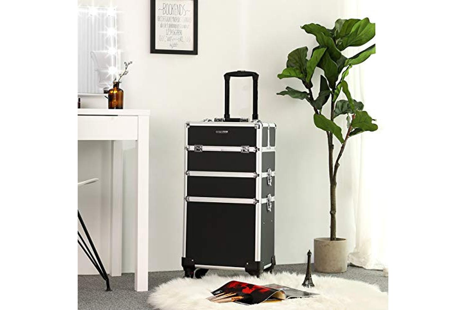 Songmics JHZ01B 3-in-1 Cosmetic Trolley | Black-2