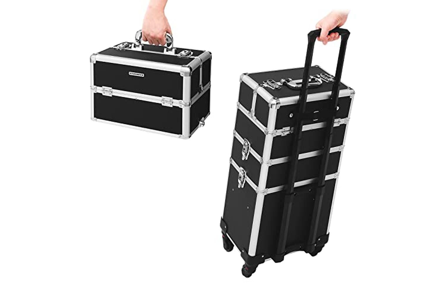 Songmics JHZ01B 3-in-1 Cosmetic Trolley | Black-5