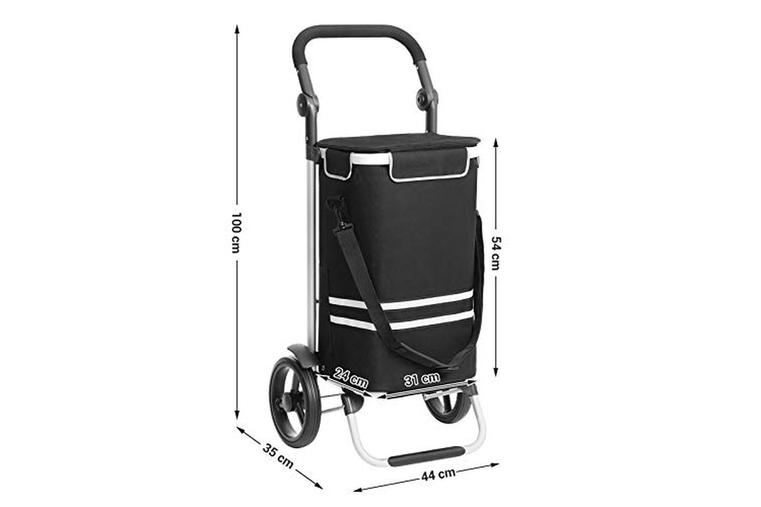 Songmics KST03BK 35 L Shopping Trolley | Black-6