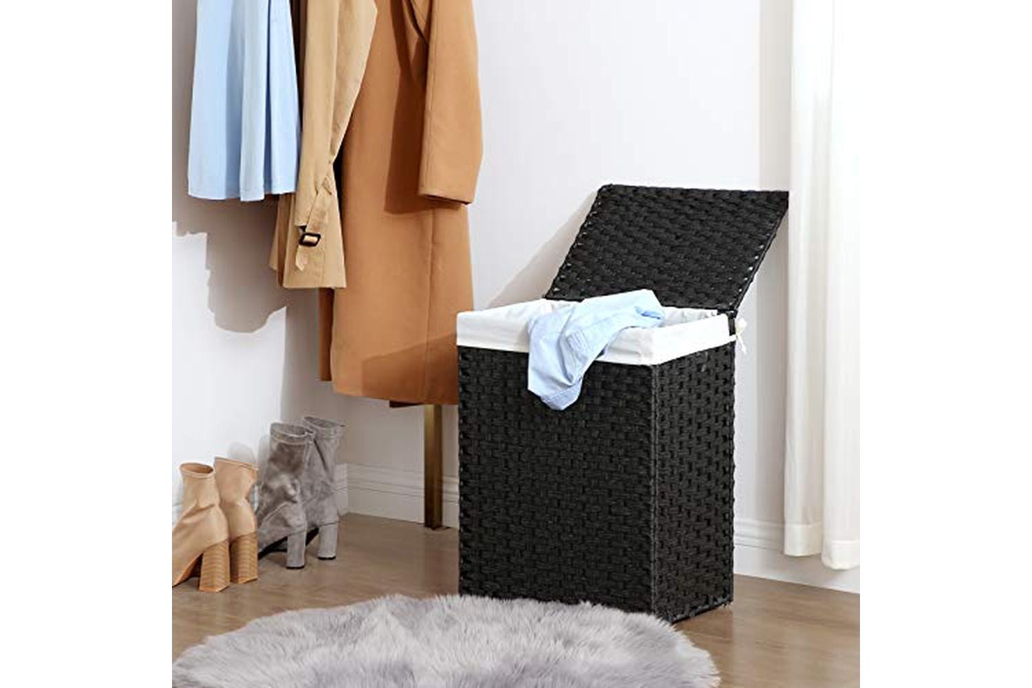 Songmics LCB51BK Laundry Basket | Black-3