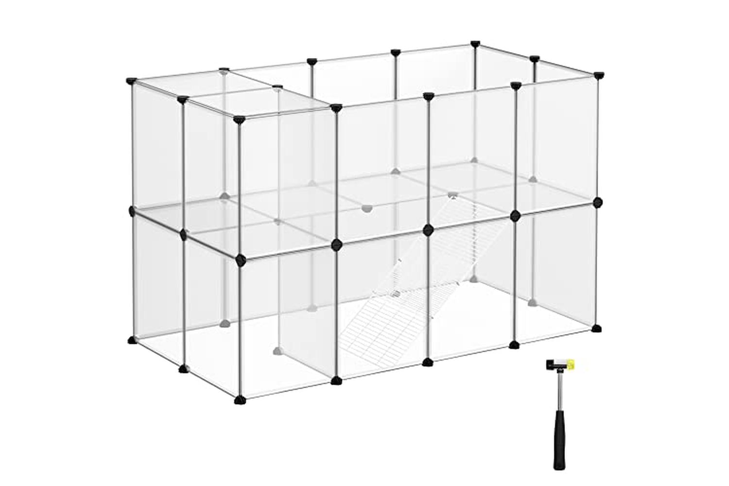 Songmics LPC005W01 Outdoor Enclosure Made of Transparent Plastic