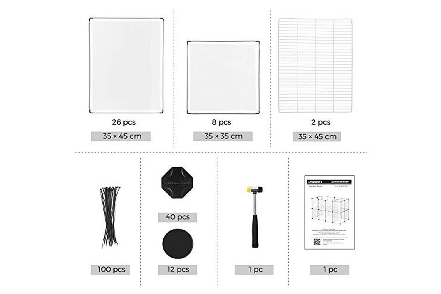 Songmics LPC005W01 Outdoor Enclosure Made of Transparent Plastic-7