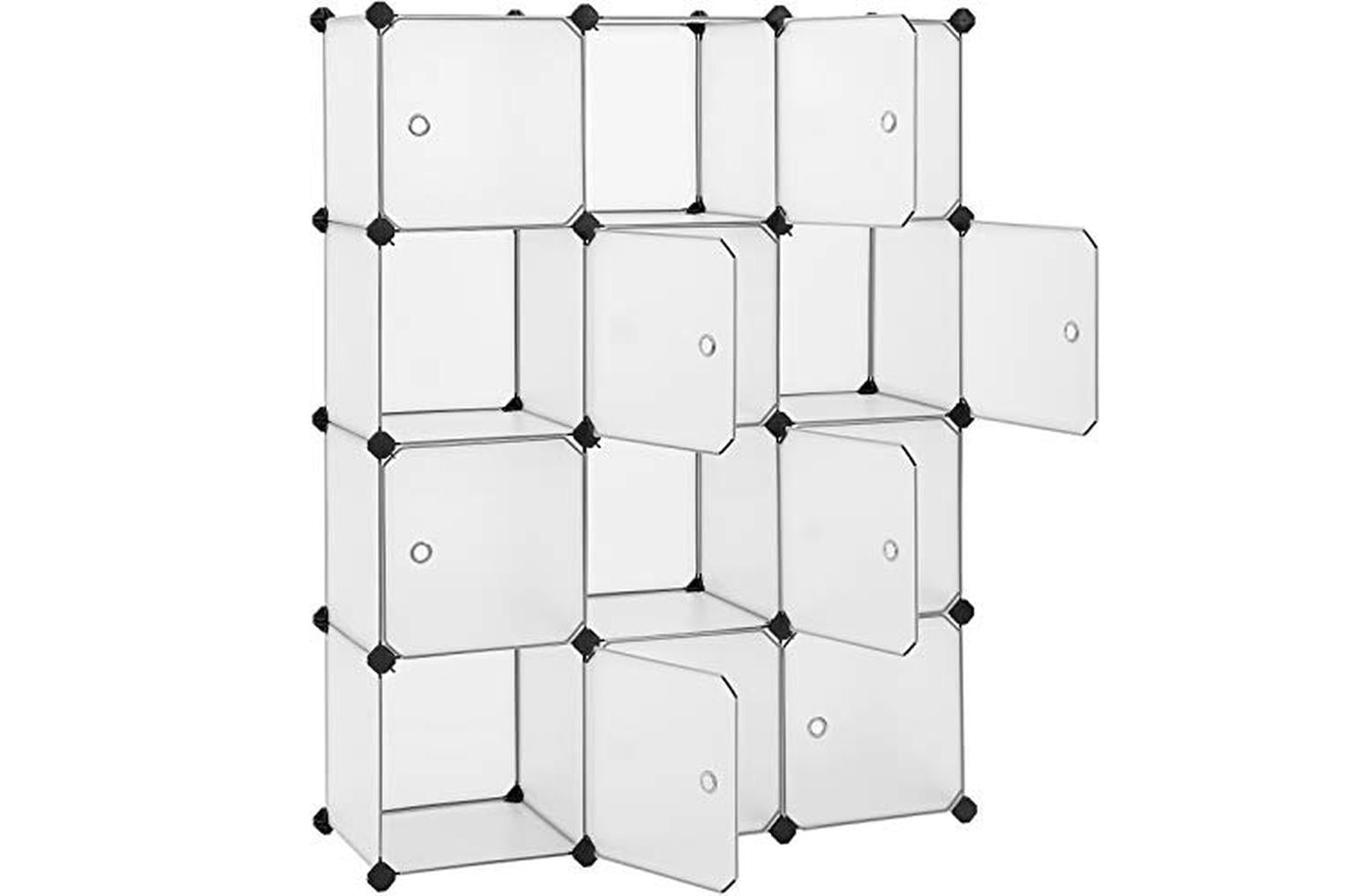 Songmics LPC342W01 Shelving System with 12 Compartments