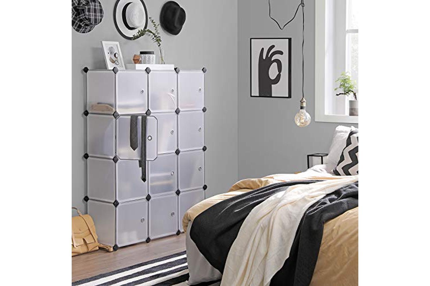 Songmics LPC342W01 Shelving System with 12 Compartments-3