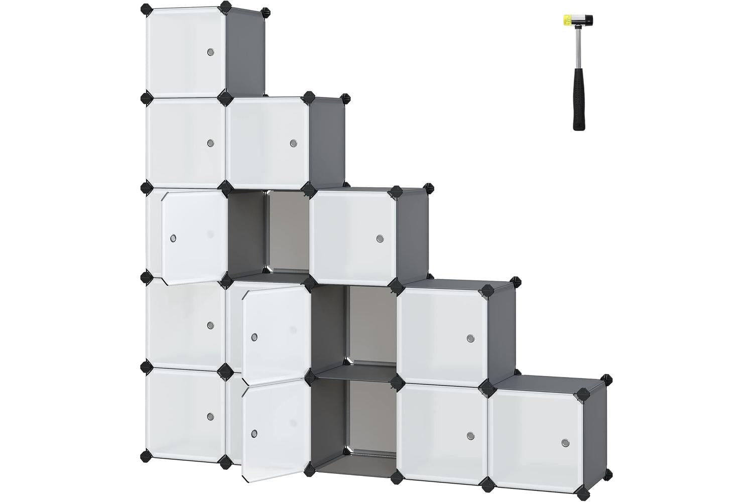 Songmics LPC443G01 16 Cube Shelf System Shoe Rack