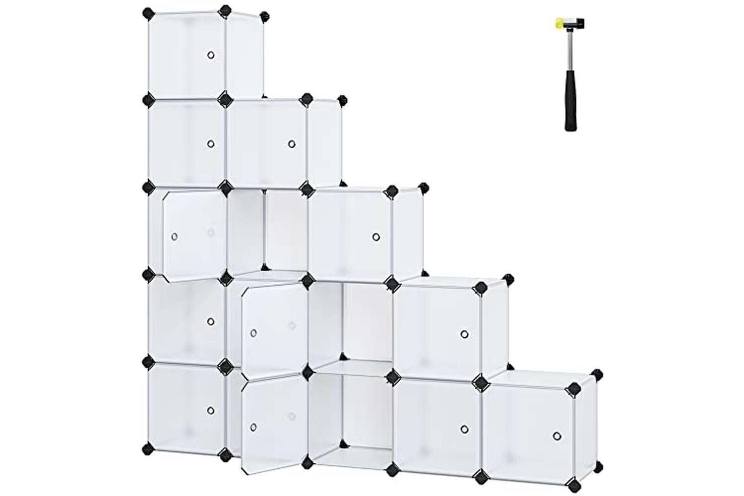 Songmics LPC44BS Shelving System with 16 Cubes
