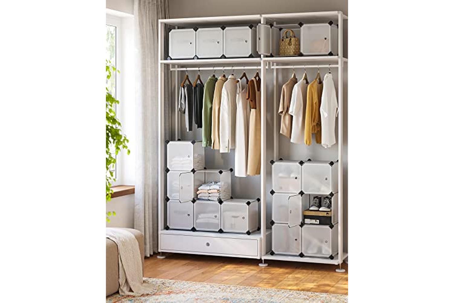 Songmics LPC44BS Shelving System with 16 Cubes-3