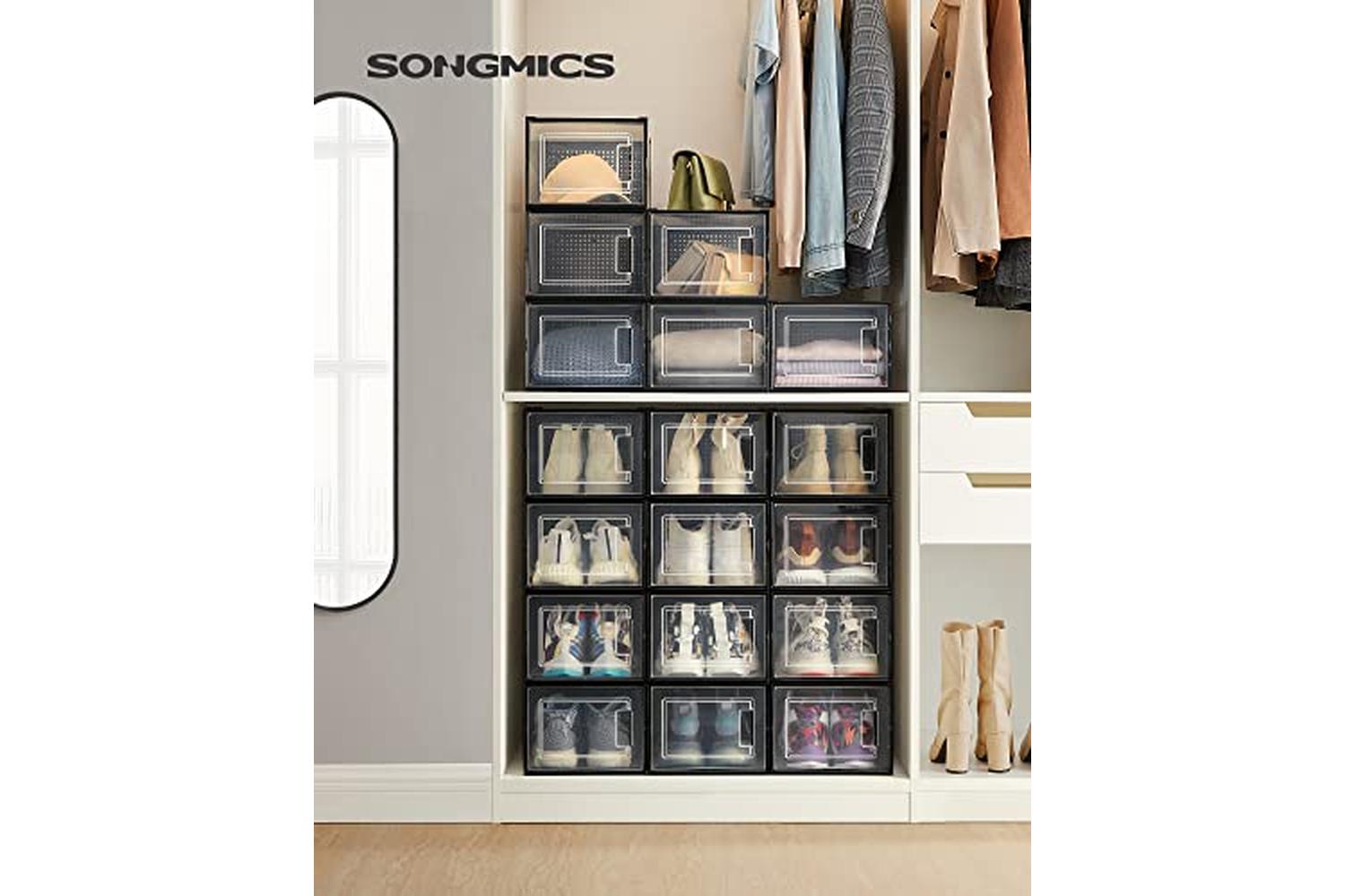 Songmics LSP007B18 18 Shoe Boxes-2