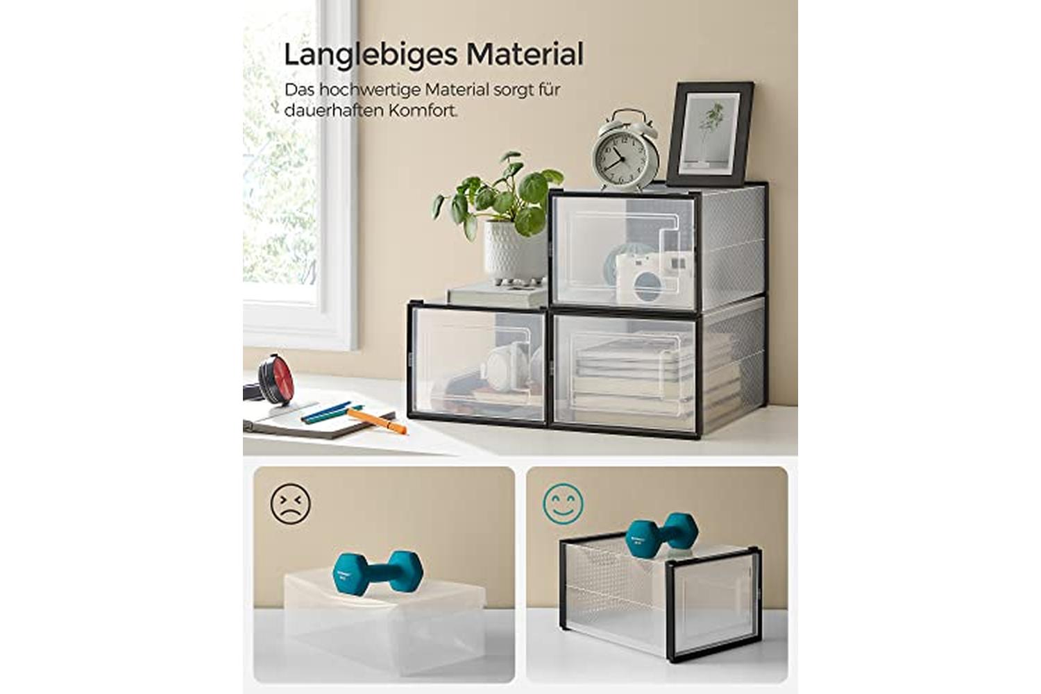 Songmics LSP007B18 18 Shoe Boxes-5