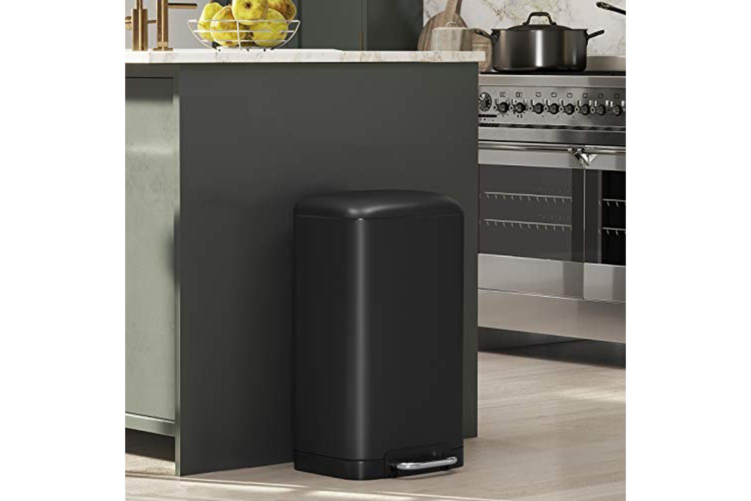 Songmics LTB01BK 30L Rubbish Bin-2