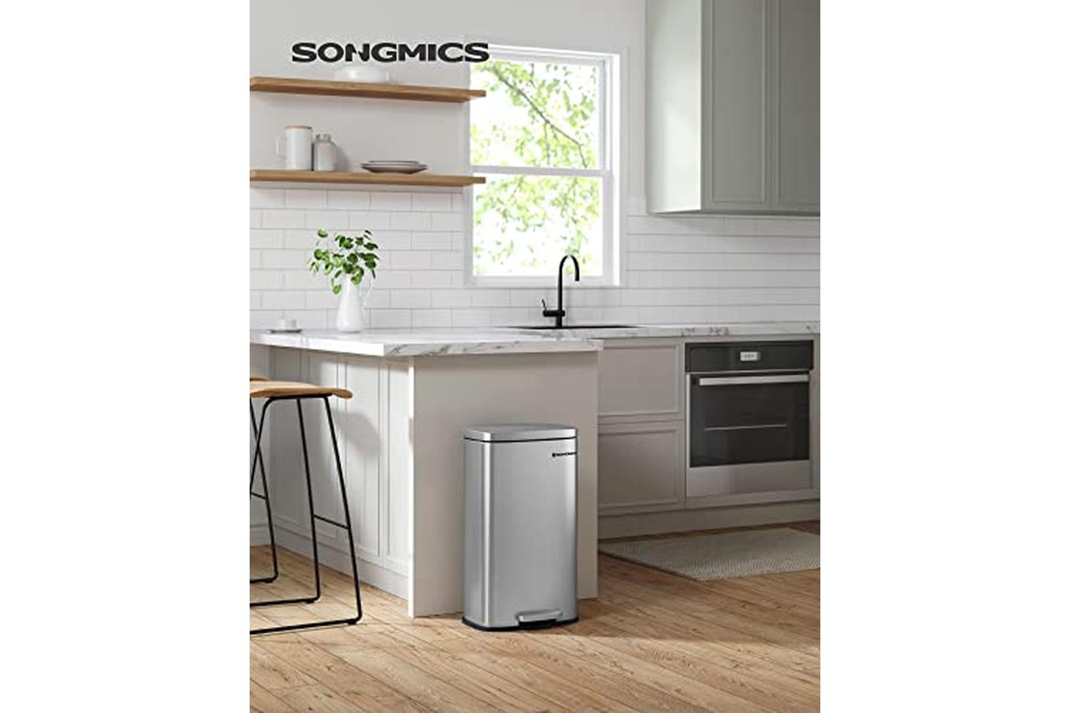 Songmics LTB03NL 30L Trash Can-2
