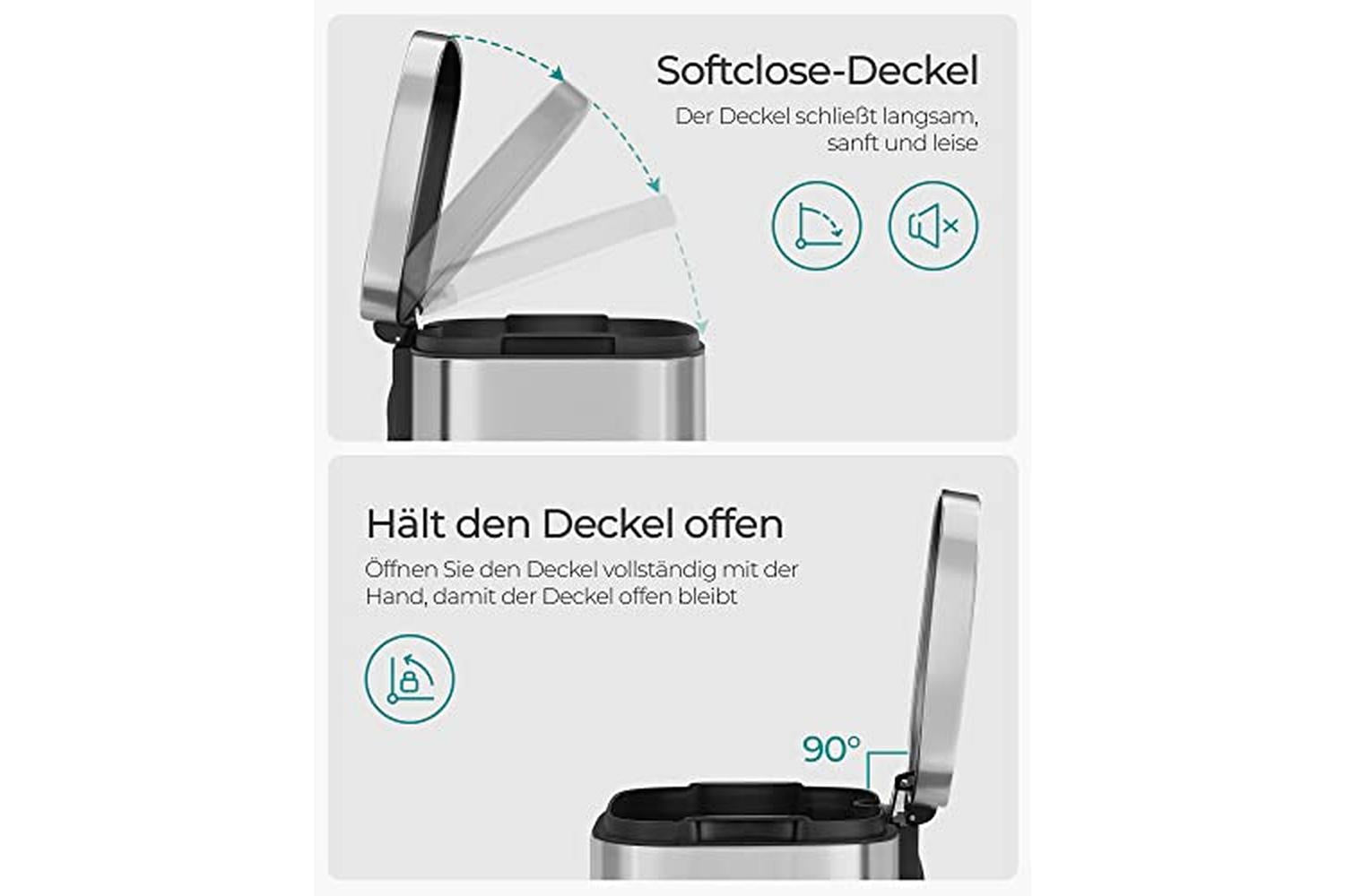 Songmics LTB03NL 30L Trash Can-3