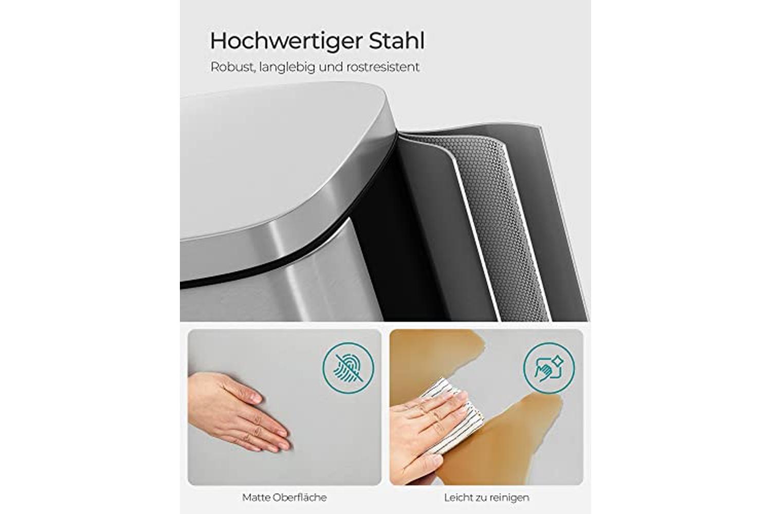 Songmics LTB03NL 30L Trash Can-4